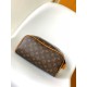Replica Louis Vuitton Dopp Kit Toilet Pouch M46696 LV Borsa da uomo Monogram