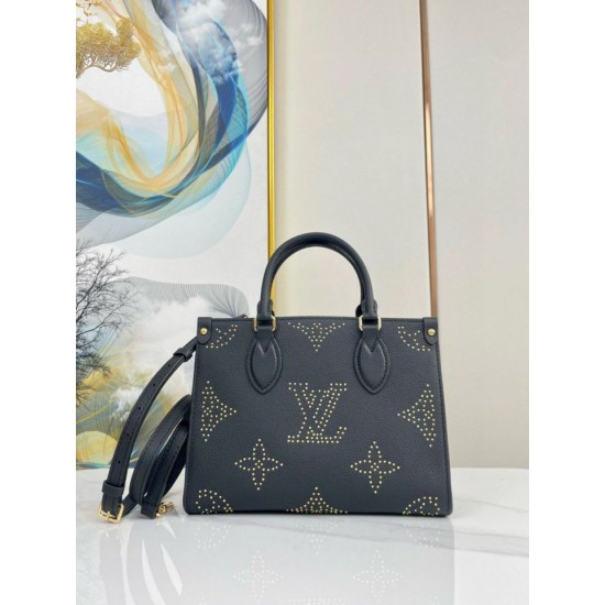 Replica Borsa tote Louis Vuitton OnTheGo PM FLIGHT MODE M46733 con borchie Replica Borsa tote Louis Vuitton OnTheGo PM FLIGHT MODE M46733 con borchie