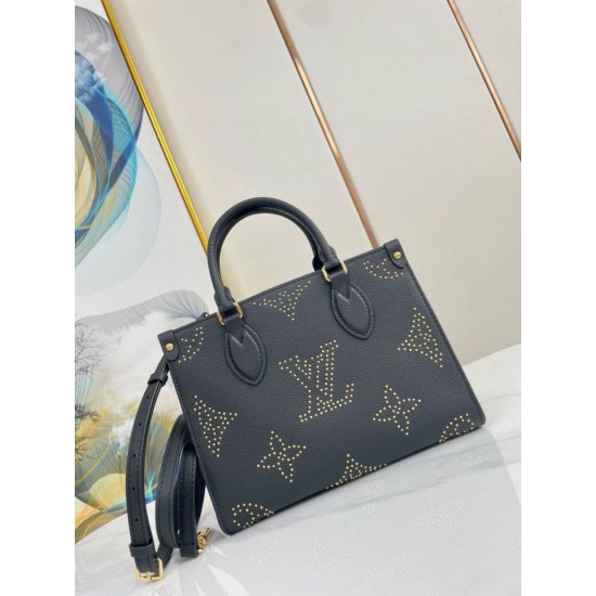 Replica Borsa tote Louis Vuitton OnTheGo PM FLIGHT MODE M46733 con borchie Replica Borsa tote Louis Vuitton OnTheGo PM FLIGHT MODE M46733 con borchie