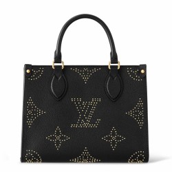 Replica Borsa tote Louis Vuitton OnTheGo PM FLIGHT MODE M46733 con borchie