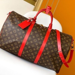 Replica Borsa Louis Vuitton Keepall Bandouliere 50 Monogram Macassar M46769