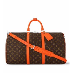 Replica Borsa Louis Vuitton Keepall Bandouliere 50 Monogram Macassar M46770