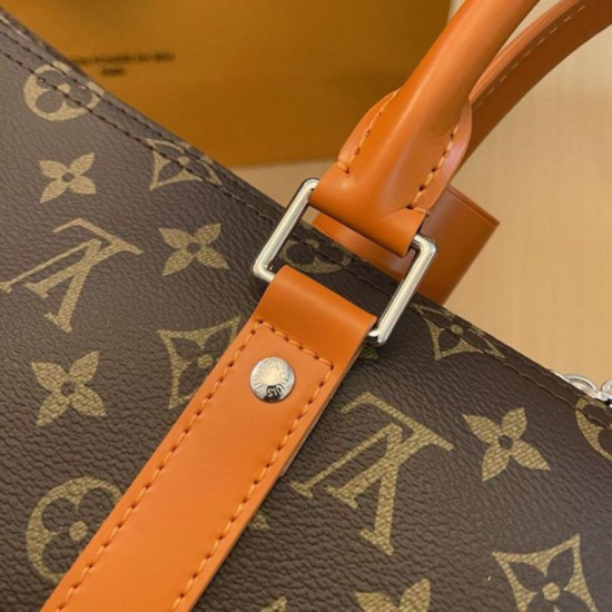Replica Borsa Louis Vuitton Keepall Bandouliere 50 Monogram Macassar M46770