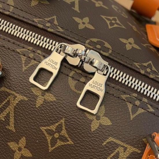 Replica Borsa Louis Vuitton Keepall Bandouliere 50 Monogram Macassar M46770