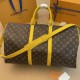 Replica Borsa Louis Vuitton Keepall Bandouliere 50 Monogram Macassar M46771