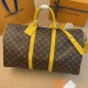 Replica Borsa Louis Vuitton Keepall Bandouliere 50 Monogram Macassar M46771