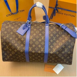 Replica Borsa Louis Vuitton Keepall Bandouliere 50 Monogram Macassar M46772 Replica Borsa Louis Vuitton Keepall Bandouliere 50 Monogram Macassar M46772