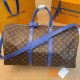 Replica Borsa Louis Vuitton Keepall Bandouliere 50 Monogram Macassar M46772