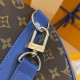 Replica Borsa Louis Vuitton Keepall Bandouliere 50 Monogram Macassar M46772