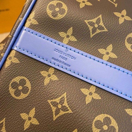 Replica Borsa Louis Vuitton Keepall Bandouliere 50 Monogram Macassar M46772