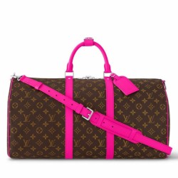 Replica Borsa Louis Vuitton Keepall Bandouliere 50 Monogram Macassar M46773