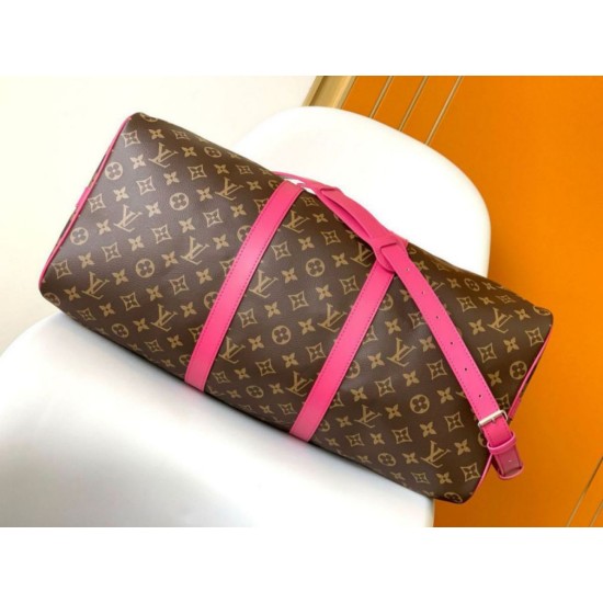 Replica Borsa Louis Vuitton Keepall Bandouliere 50 Monogram Macassar M46773