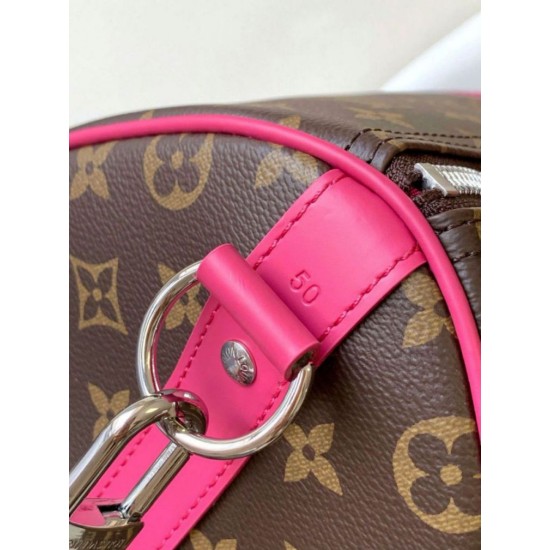 Replica Borsa Louis Vuitton Keepall Bandouliere 50 Monogram Macassar M46773