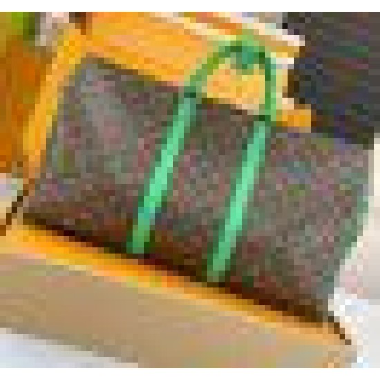 Replica Borsa Louis Vuitton Keepall Bandouliere 50 Monogram Macassar M46774
