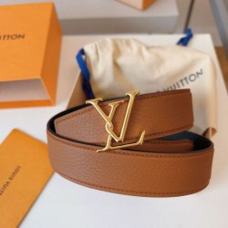 Replica Cintura reversibile Louis Vuitton LV Attract 35 mm M8228V Marrone