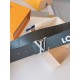 Replica Cintura reversibile Louis Vuitton LV iniziali Epi 40 mm M8270Q nera