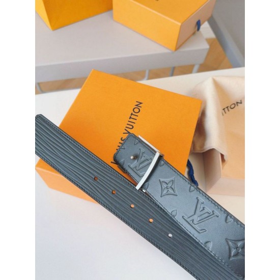 Replica Cintura reversibile Louis Vuitton LV iniziali Epi 40 mm M8270Q nera
