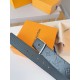 Replica Cintura reversibile Louis Vuitton LV iniziali Epi 40 mm M8270Q nera