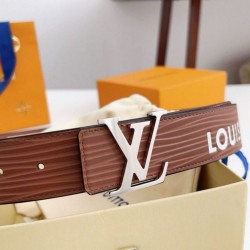 Replica Cintura reversibile Louis Vuitton LV iniziali Epi 40 mm M8271U Marrone
