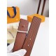 Replica Cintura reversibile Louis Vuitton LV iniziali Epi 40 mm M8271U Marrone