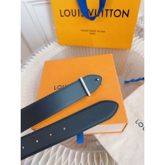 Replica Cintura reversibile Louis Vuitton LV Trunk 35 mm M8349V nera