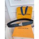 Replica Cintura reversibile Louis Vuitton LV Trunk 35 mm M8349V nera