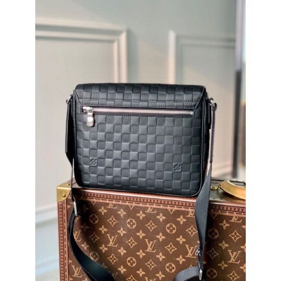 Replica Borsa Louis Vuitton District PM N42711 Damier Infini Replica Borsa Louis Vuitton District PM N42711 Damier Infini