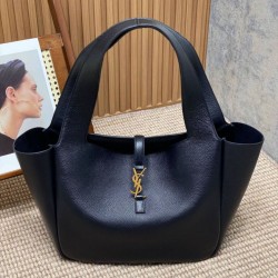 Replica Borsa YSL Saint Laurent Bea Tote EAST/West Nera