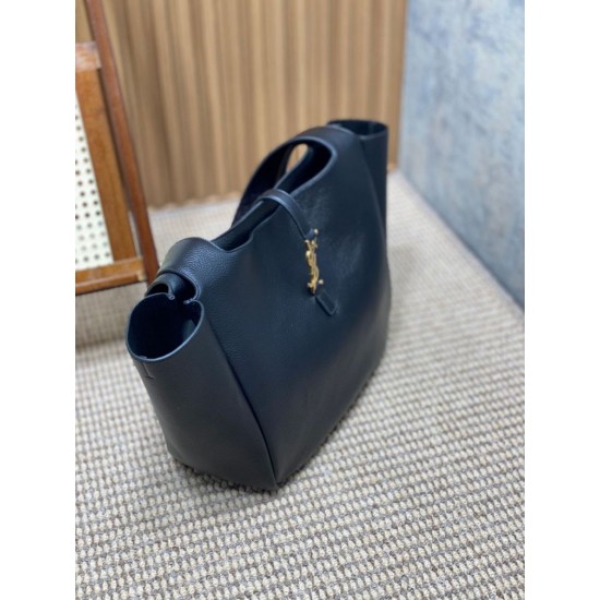 Replica Borsa YSL Saint Laurent Bea Tote EAST/West Nera