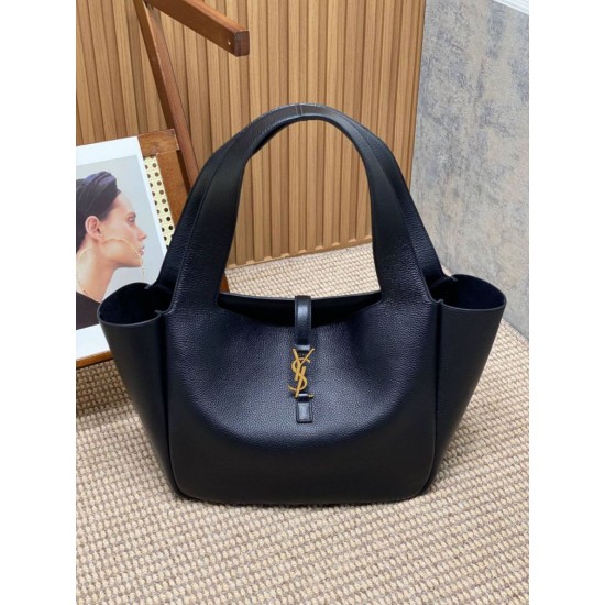 Replica Borsa YSL Saint Laurent Bea Tote EAST/West Nera