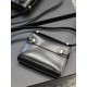 Replica Borsa a tracolla mini YSL Saint Laurent Manhattan nera