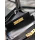 Replica Borsa a tracolla mini YSL Saint Laurent Manhattan nera