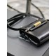 Replica Borsa a tracolla mini YSL Saint Laurent Manhattan nera