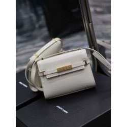 Replica Borsa a tracolla mini YSL Saint Laurent Manhattan Bianca Replica Borsa a tracolla mini YSL Saint Laurent Manhattan Bianca