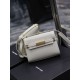 Replica Borsa a tracolla mini YSL Saint Laurent Manhattan Bianca