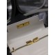 Replica Borsa a tracolla mini YSL Saint Laurent Manhattan Bianca