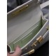 Replica Borsa a tracolla mini YSL Saint Laurent Manhattan Bianca