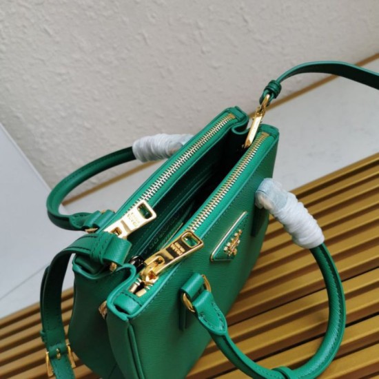 Replica Borsa Prada Mini Galleria Verde Saffiano