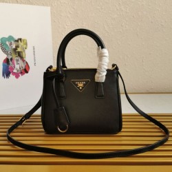 Replica Borsa Prada Mini Galleria Saffiano Nera