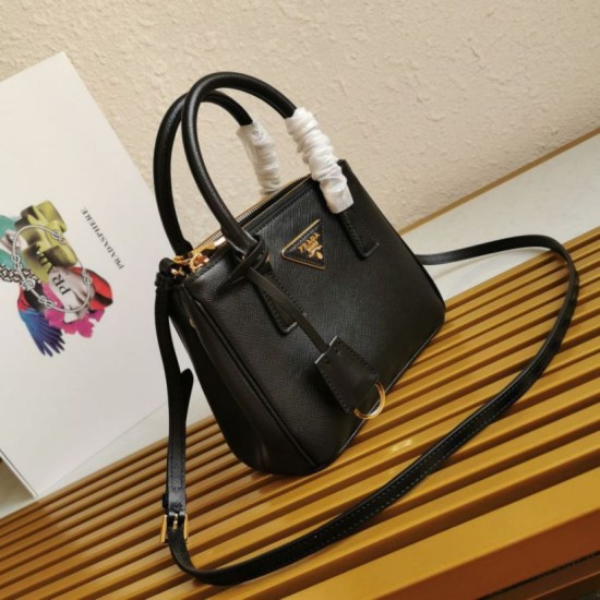 Replica Borsa Prada Mini Galleria Saffiano Nera