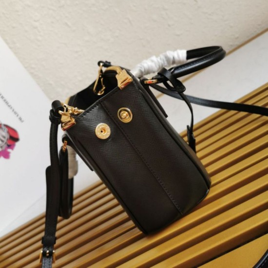 Replica Borsa Prada Mini Galleria Saffiano Nera