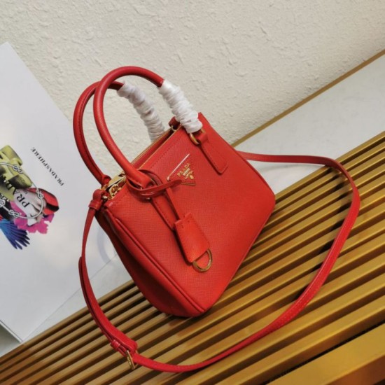 Replica Borsa Prada Mini Galleria Saffiano Rosso
