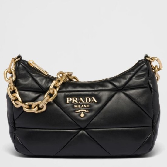 Replica Borsa Prada System Patchwork In Nappa Nera