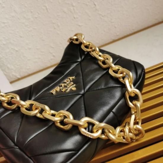 Replica Borsa Prada System Patchwork In Nappa Nera