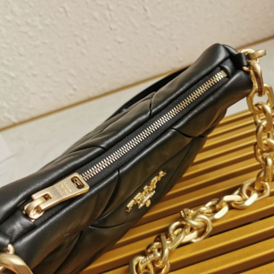 Replica Borsa Prada System Patchwork In Nappa Nera