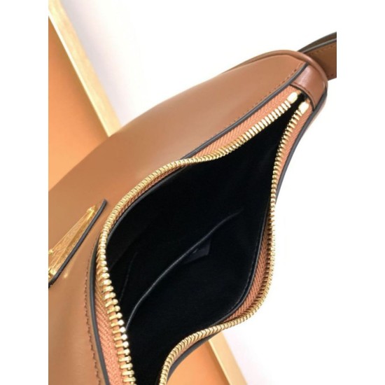 Replica Borsa a spalla Prada Arque Marrone