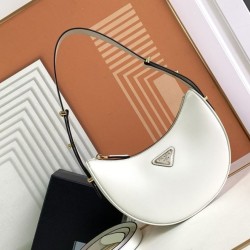 Replica Borsa a tracolla Prada Arque Bianca