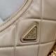 Replica Prada Riedizione 1995 Mini Borsa Chaine Re-Nylon Beige