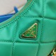 Replica Prada Riedizione 1995 Mini Borsa Chaine Re-Nylon Verde