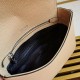 Replica Borsa a tracolla Prada con patta granulata sabbia